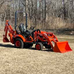 Kubota BX23SLSB-R-1 Compact Tractor Front-End Loader Backhoe