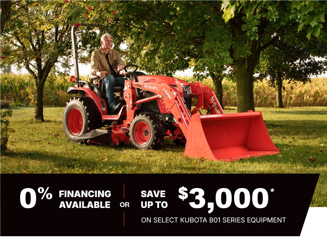 Save on B01 Series Tractors