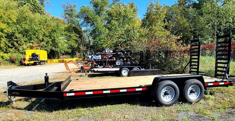 2025 Green Manufacturing 18ft Open Trailer 50153